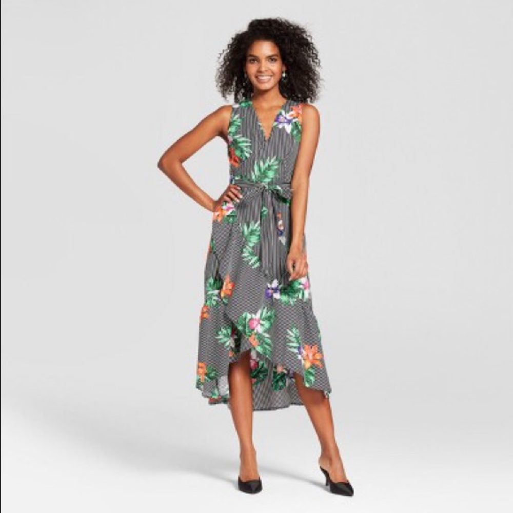Who What Wear Wrap Dress